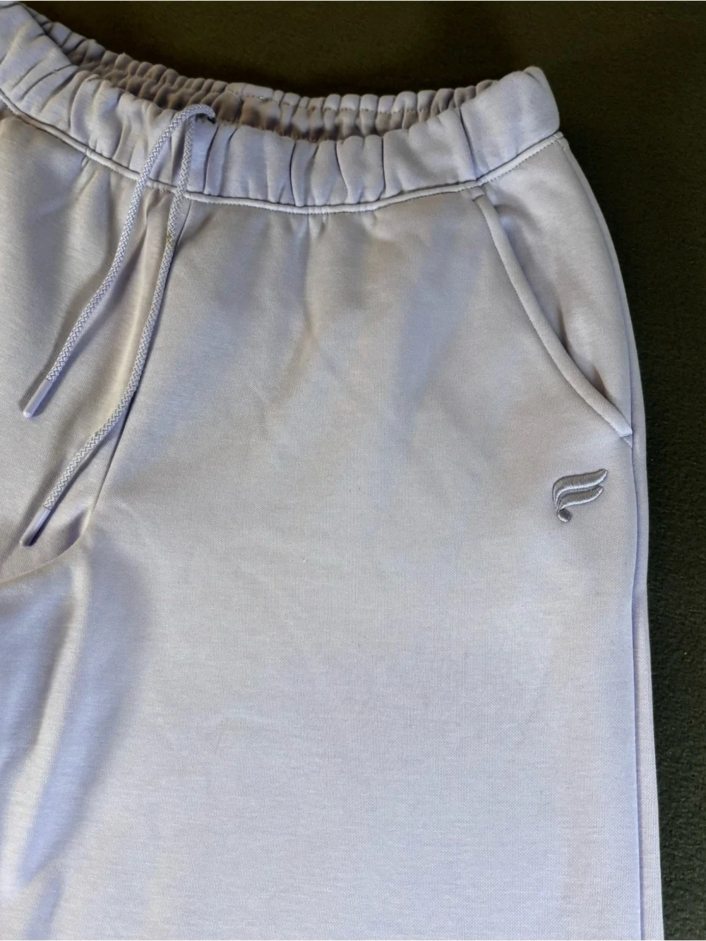 FABLETICS Cozy Fleece Wide Leg Sweatpant in Lilac- Size Small - Picture 6 of 13